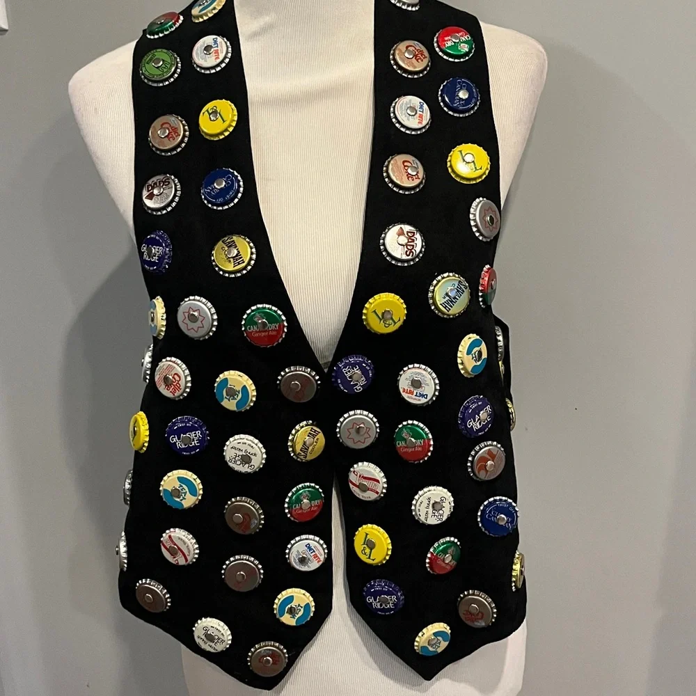 Vintage 1990 Ink Soda Cap Retro Vest Y2K - Picture 16 of 16